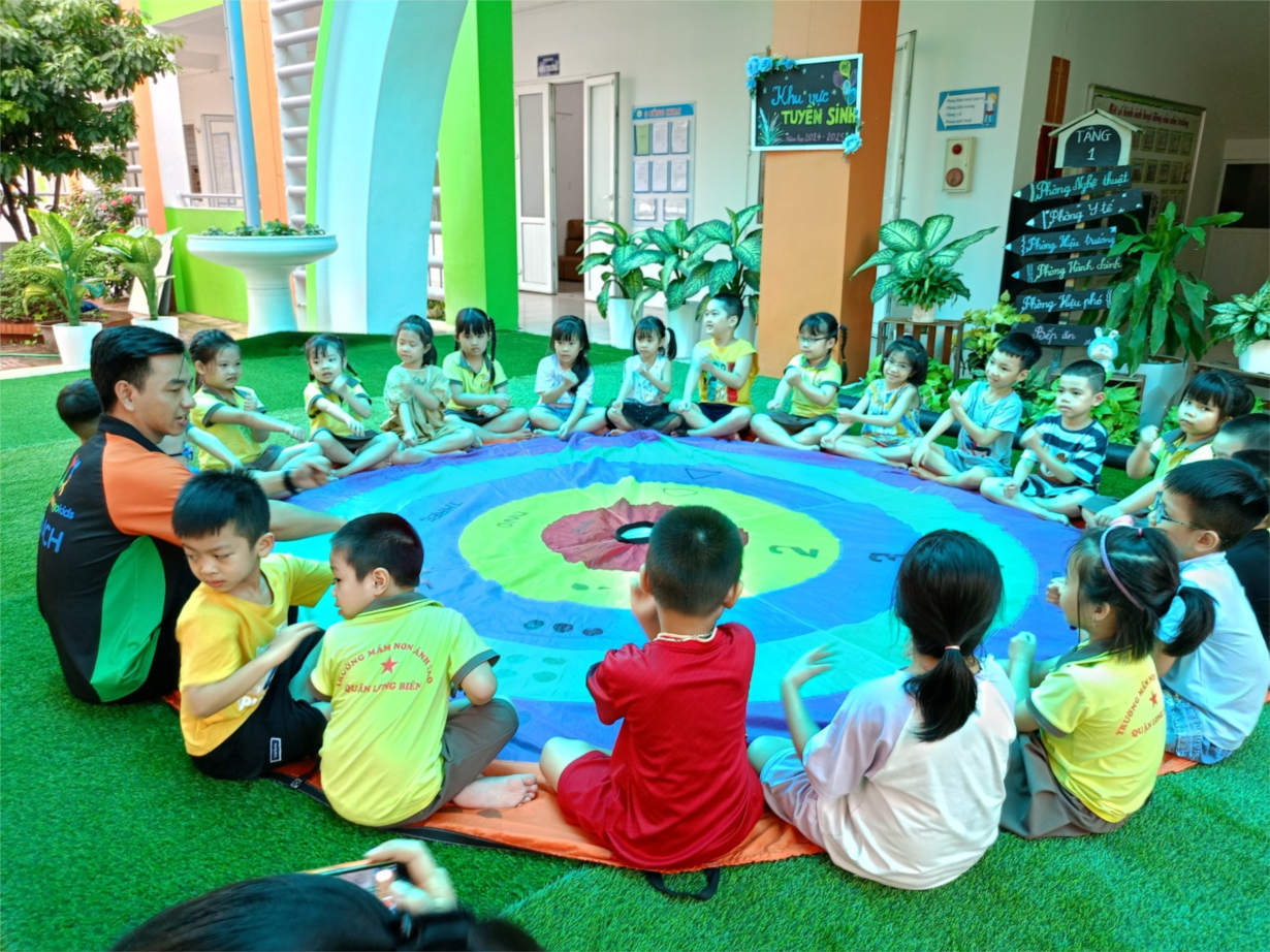 Các bé khối MGL tham gia Ngày hội Open day